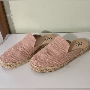 TOMS Women's Pink Slip-on Espadrilles